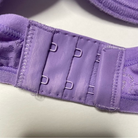 36D BRA Purple Natori 136059 Women Jacquard Contour Underwire Stretch Side 0263 - Picture 12 of 15